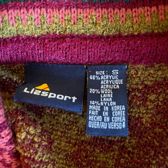 Vintage Liz Sport Button Front Cardigan Size Small - Picture 8 of 10